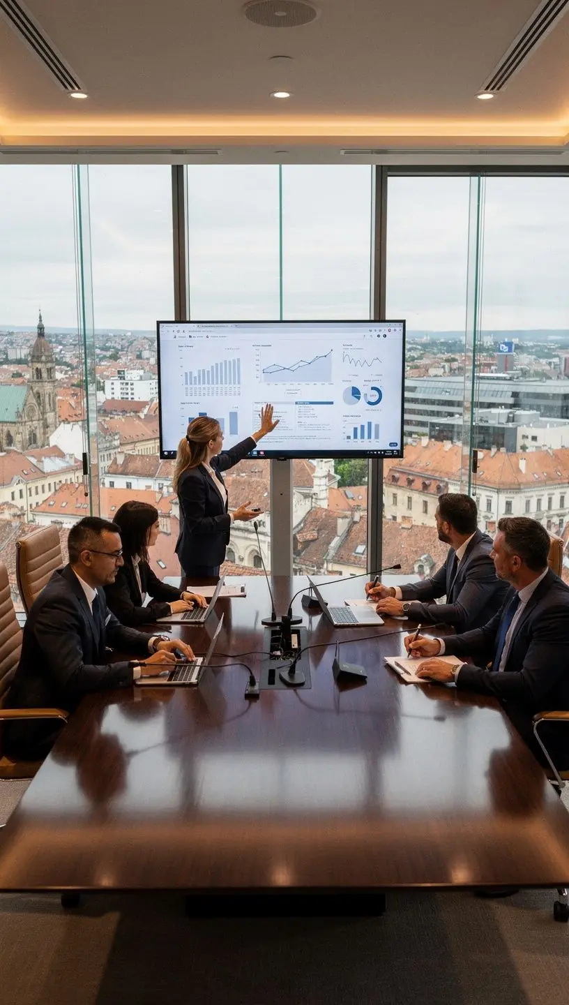 Professional team collaboration